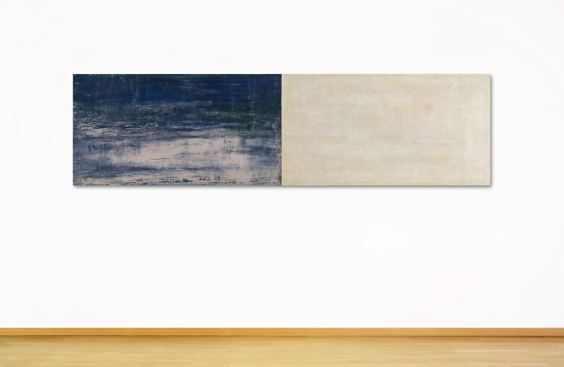 Wandstück 020506 I Acryl und Schellack auf MDF I 220 x 60 x 4 cm